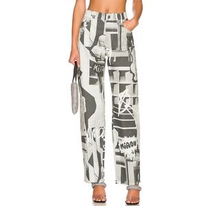 Miaou Fargo Pants in Stone Grey